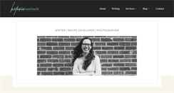 Desktop Screenshot of katherinemartinelli.com